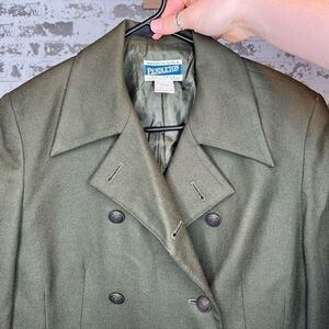Pendleton | women wool dark green vintage blazer